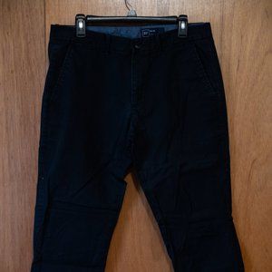 Gap Slim Black Khakis  - 34x30